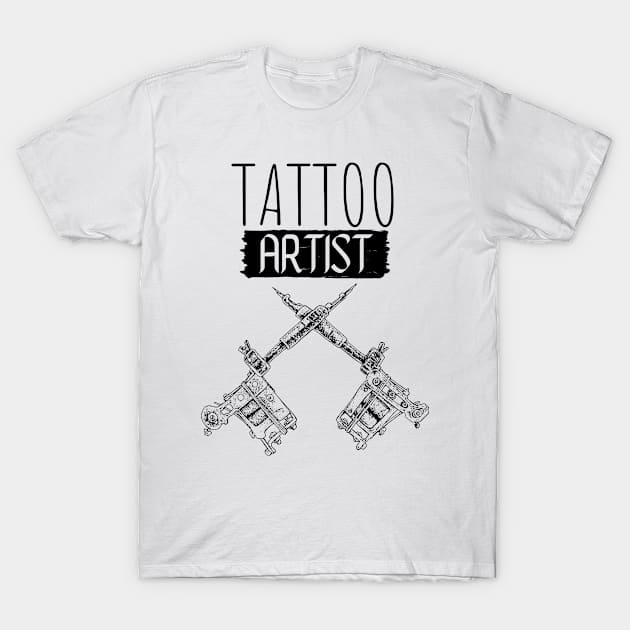 Tattoo Artist - realistic machines T-Shirt by RIVEofficial